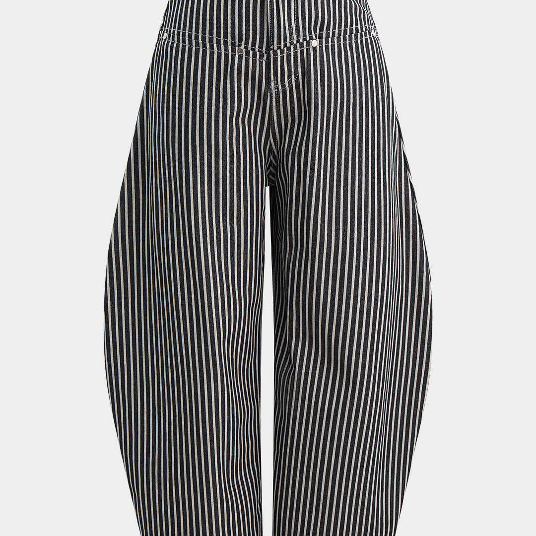 Rurki w paski z tkaniny twill