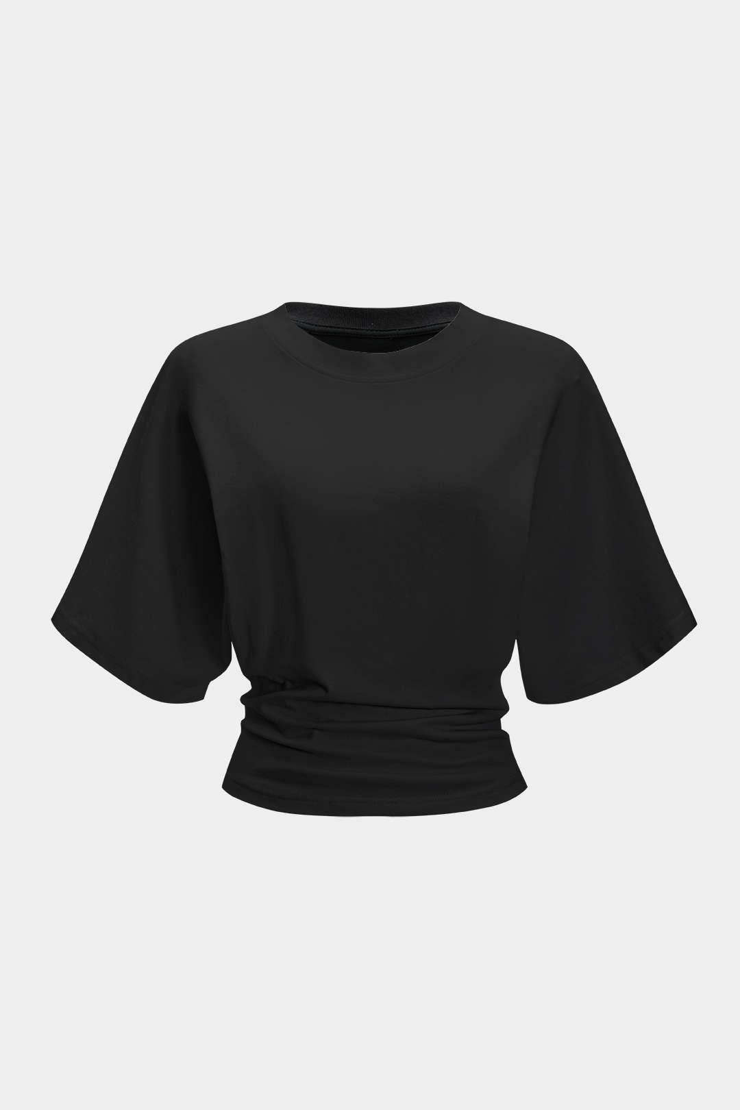 T shirt z okrągłym dekoltem i krótkimi rękawami