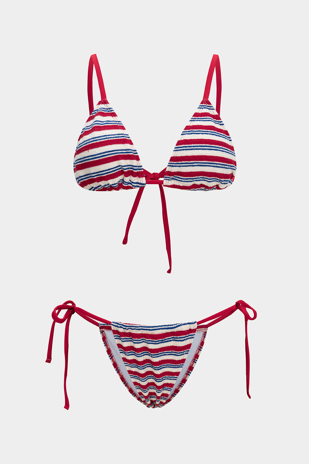 Bikini z wiązaniami i niskim stanem