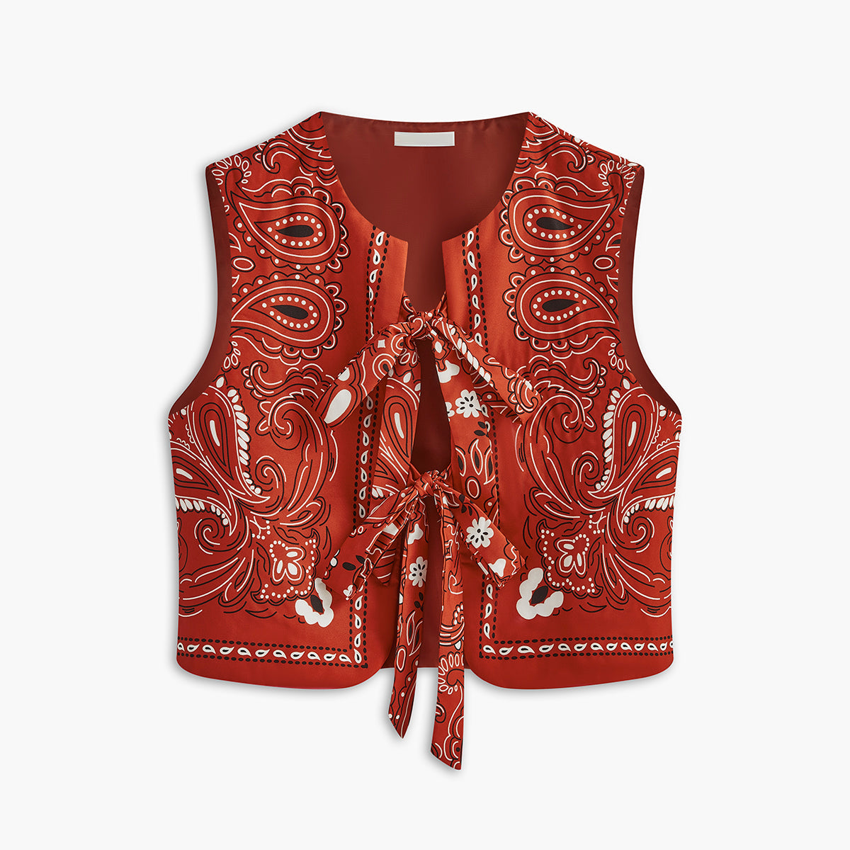 Kamizelka z motywem paisley