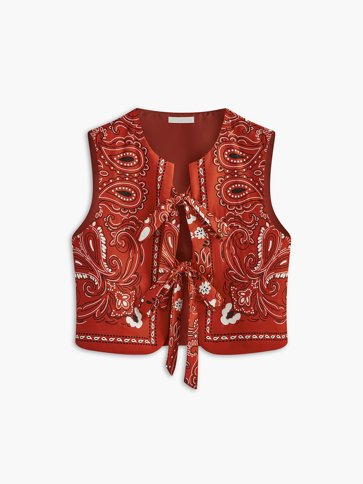Kamizelka z motywem paisley