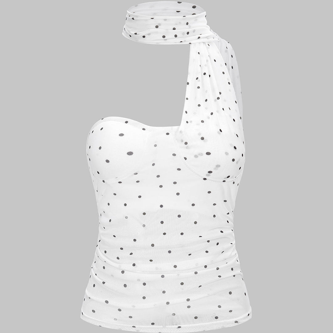 Asymetryczny top w kropki
