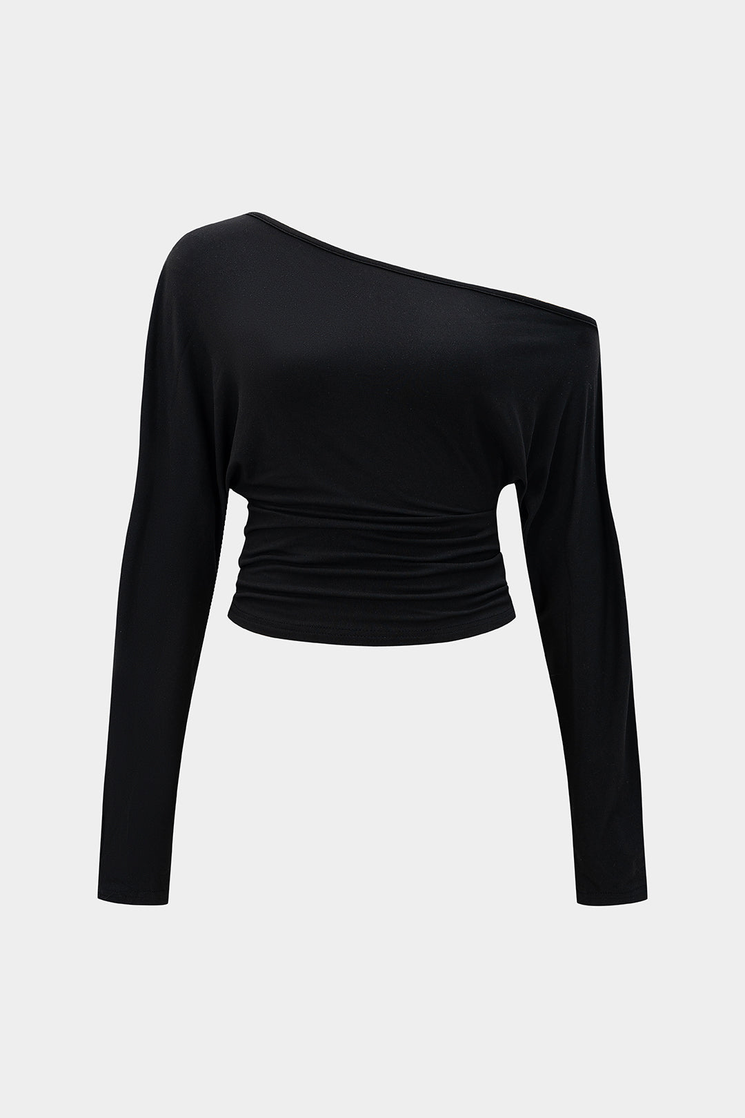 Bluzka plus size z asymetrycznym ramieniem