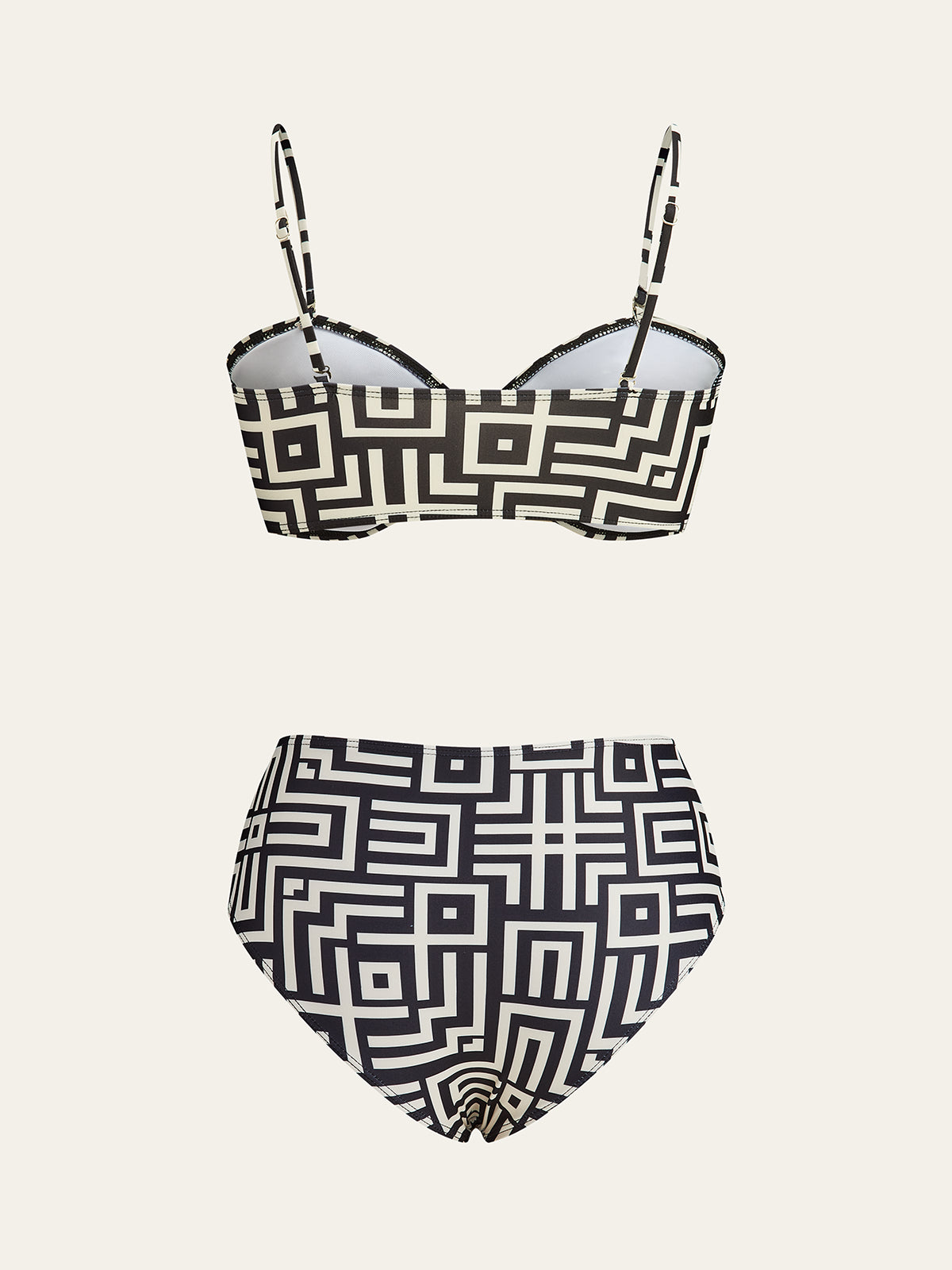 Bikini z wzorem geometrycznym