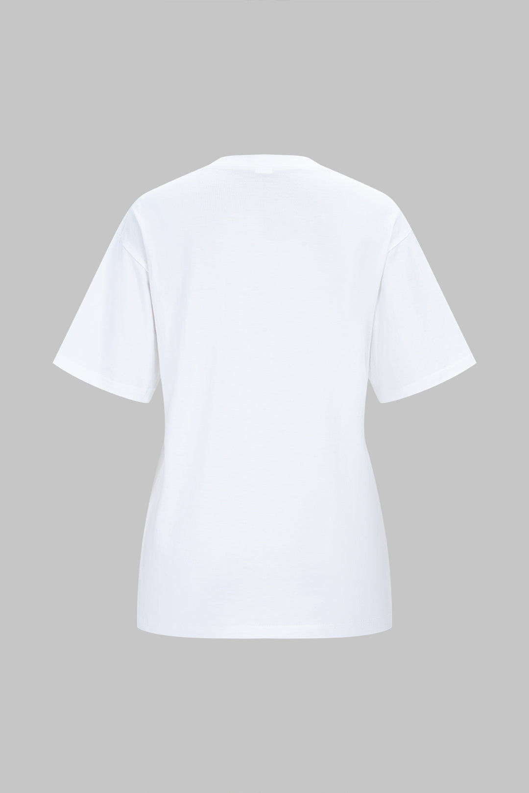 T shirt z geometrycznym nadrukiem
