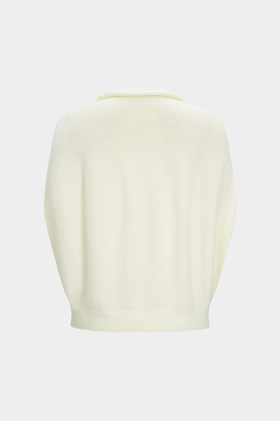 Dzianinowy top z luźnym rękawem batwing
