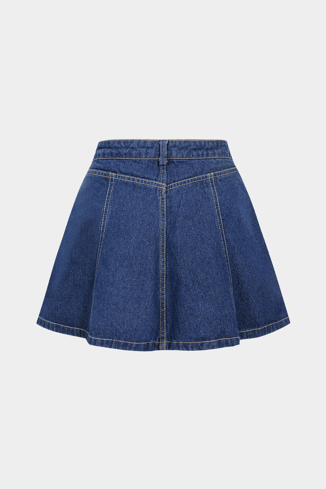Spódnica z denimu z wysokim stanem