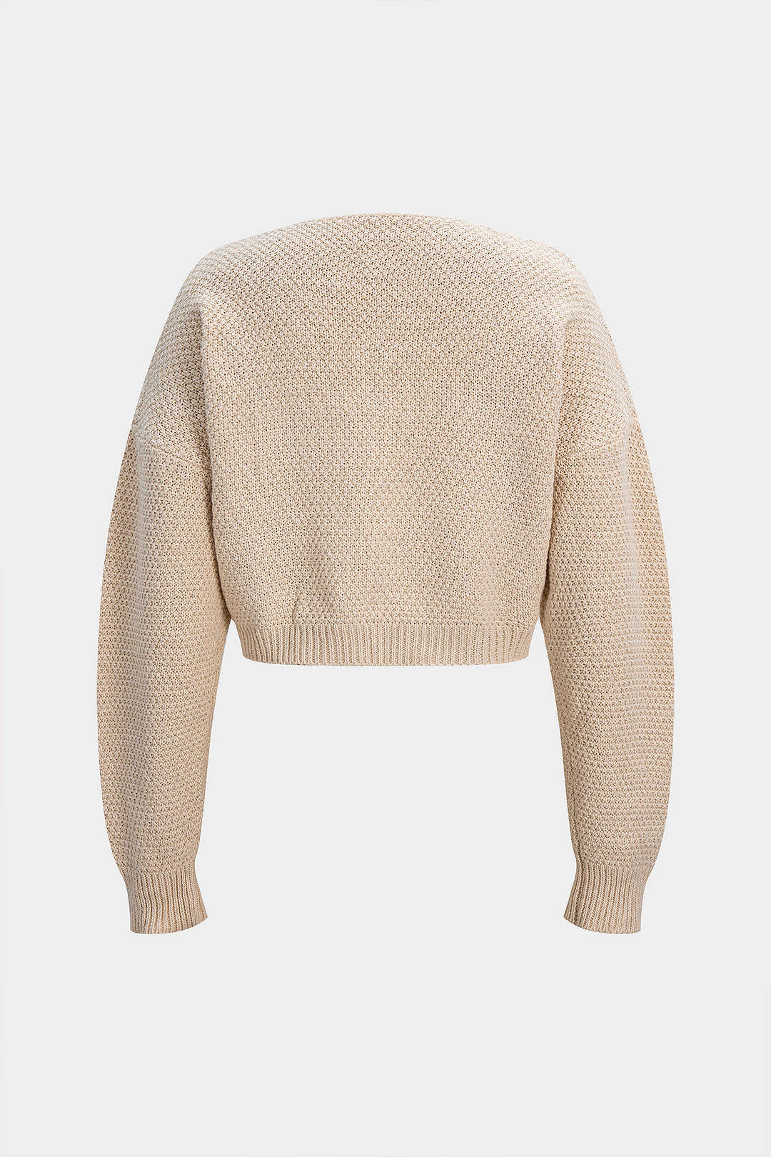 Sweter damski z klasycznym warkoczem