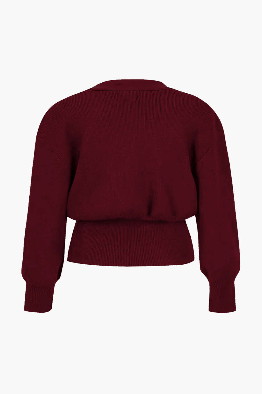 Plus size kardigan z dzianiny z dekoltem V