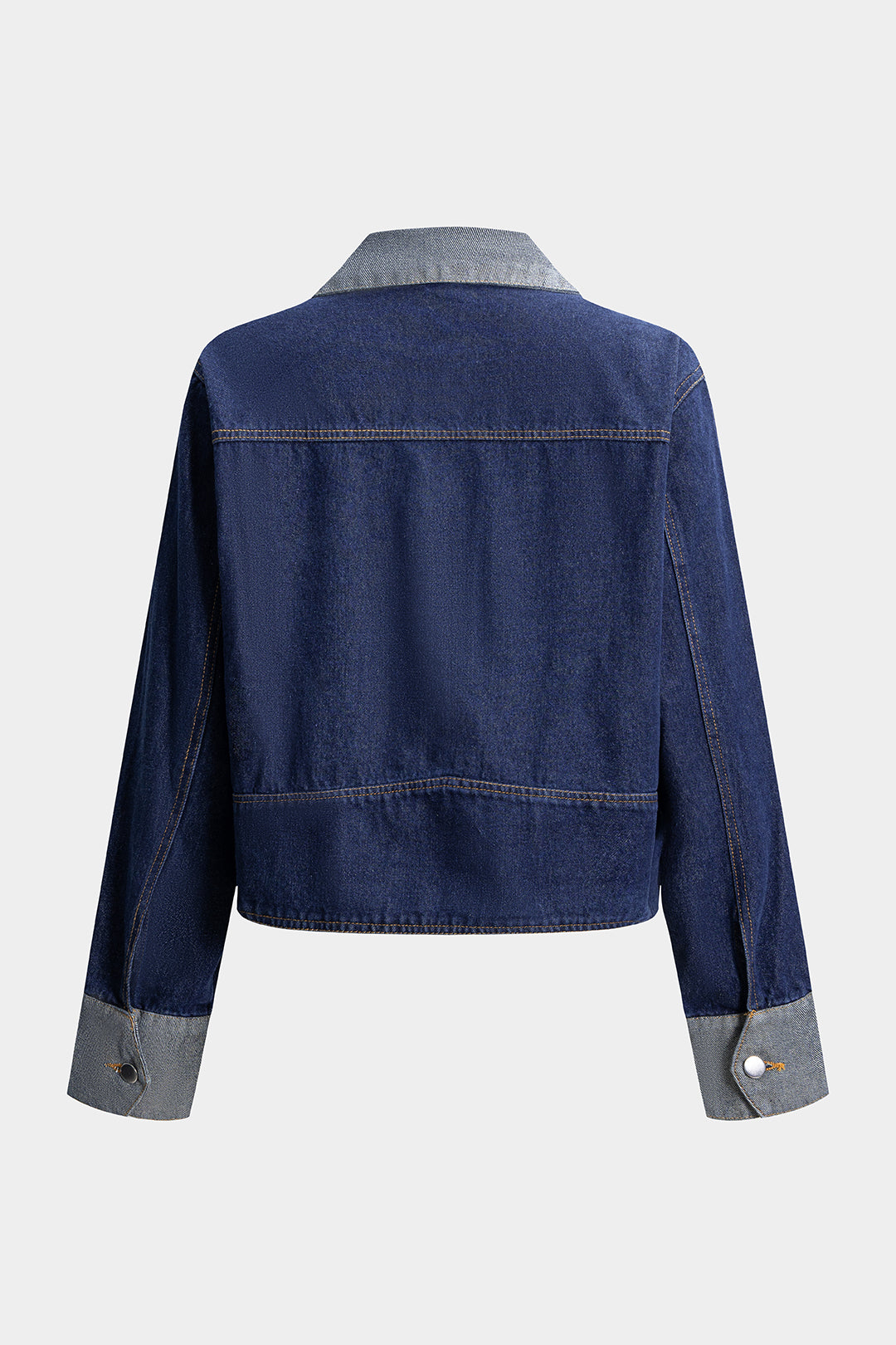 Denimowa kurtka w stylu patchwork