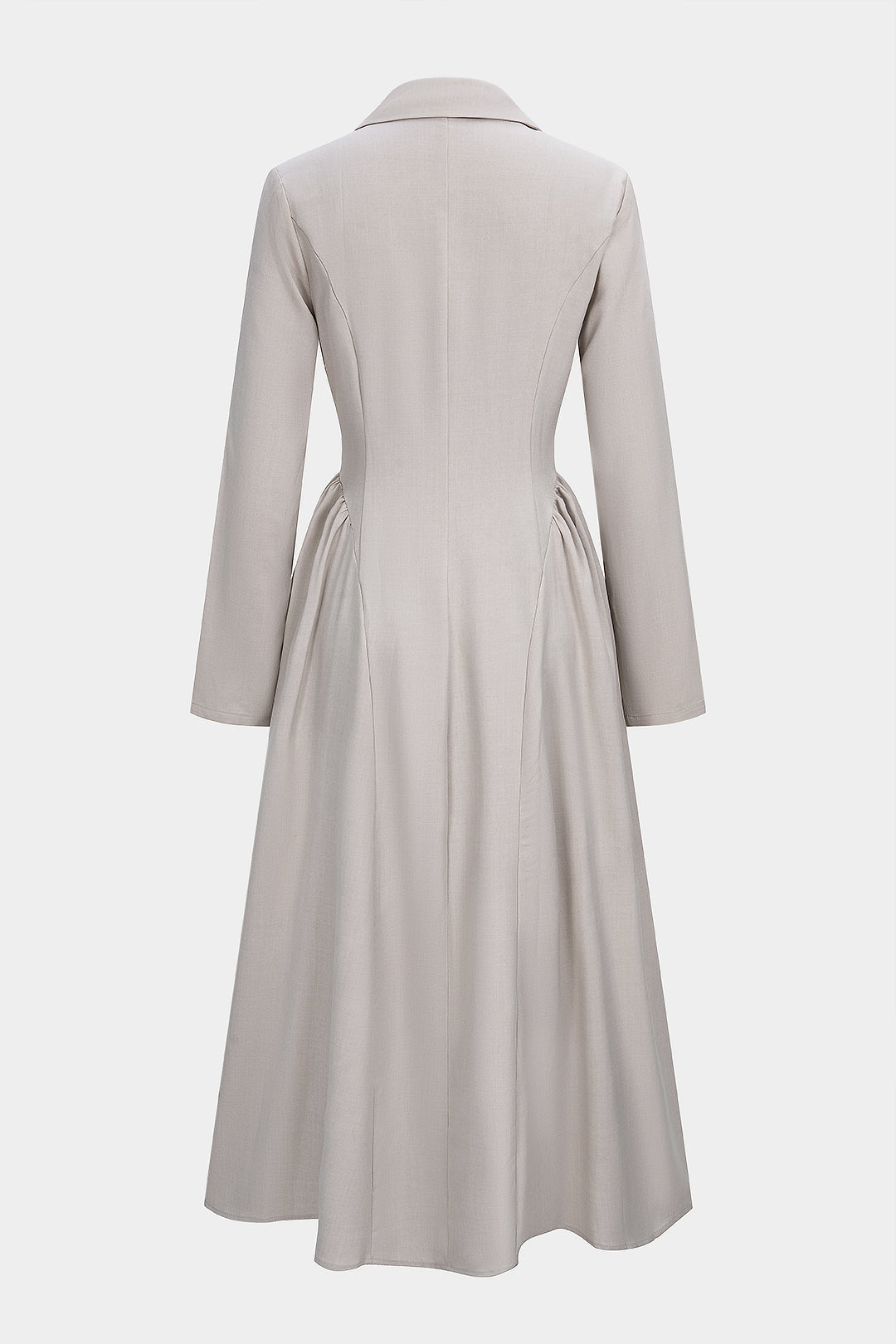 Elegancka sukienka maxi z dekoltem w serek
