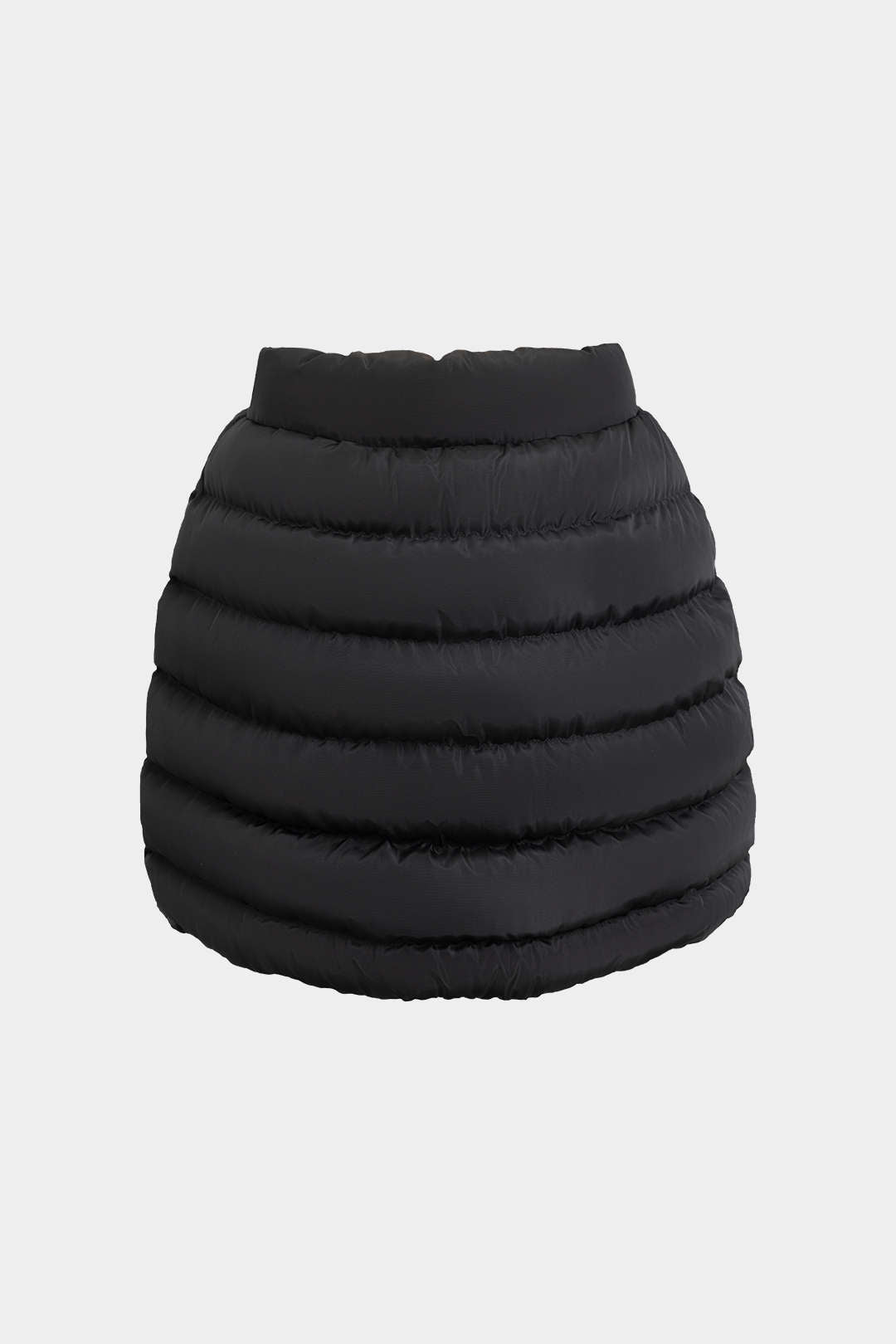 Pikowana mini spódnica z przodu na guziki