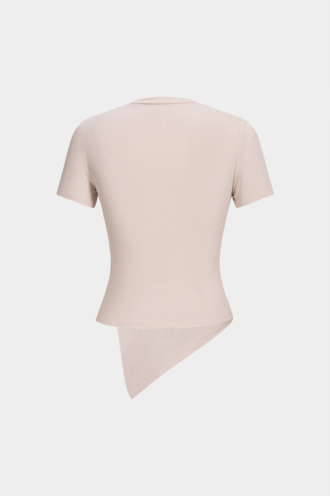 T shirt z krótkim rękawem i marszczeniem