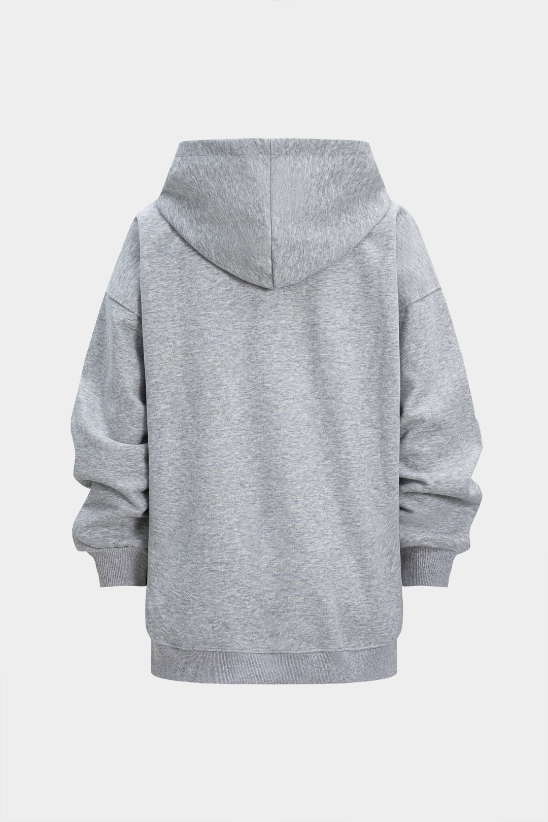Bluza z kapturem z bawełny i haftem