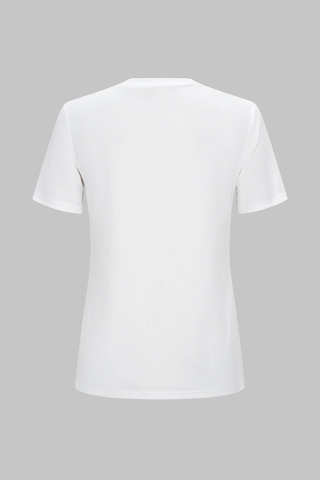 T shirt z okrągłym dekoltem i krótkimi rękawami