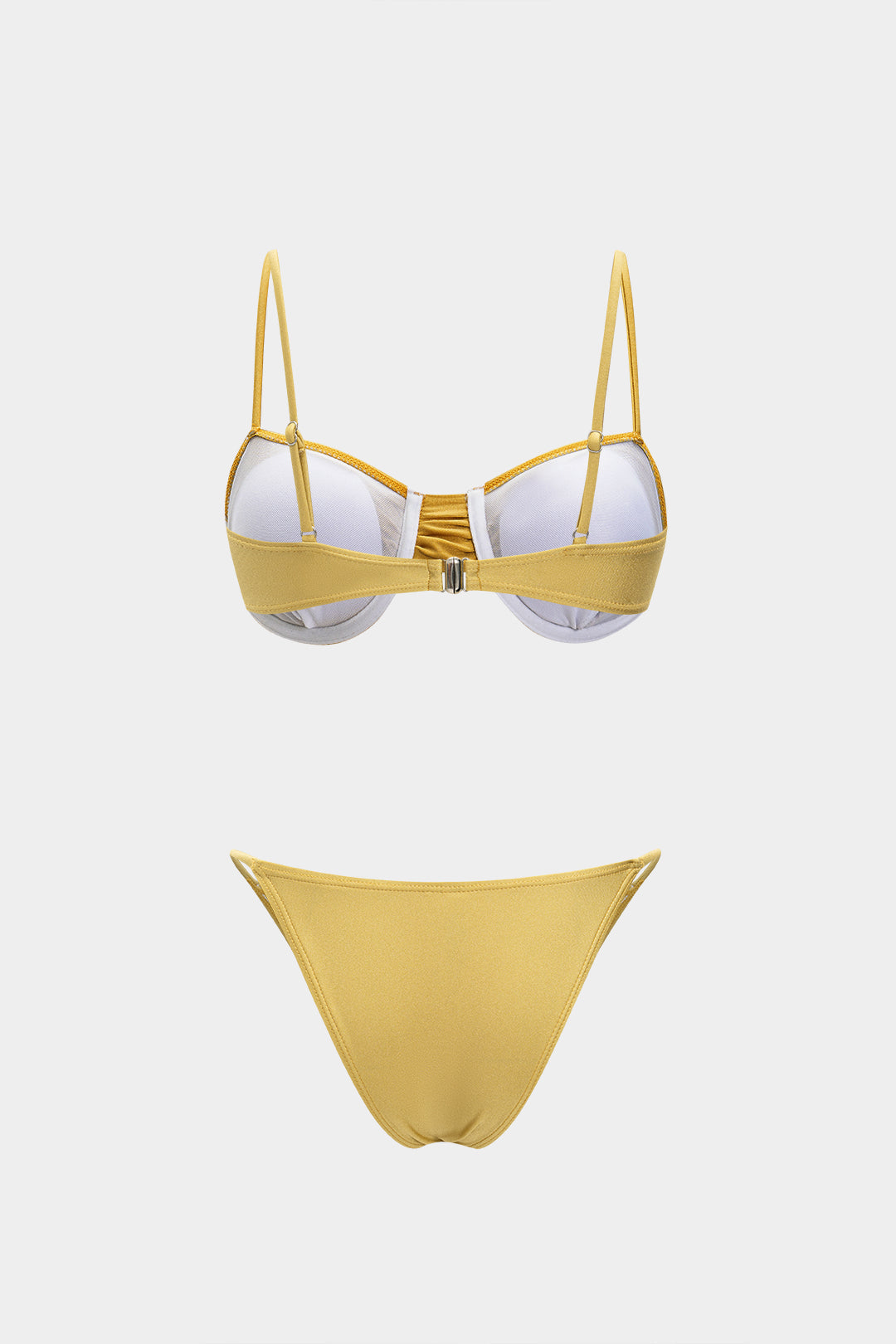 Marszczone bikini z bandeau