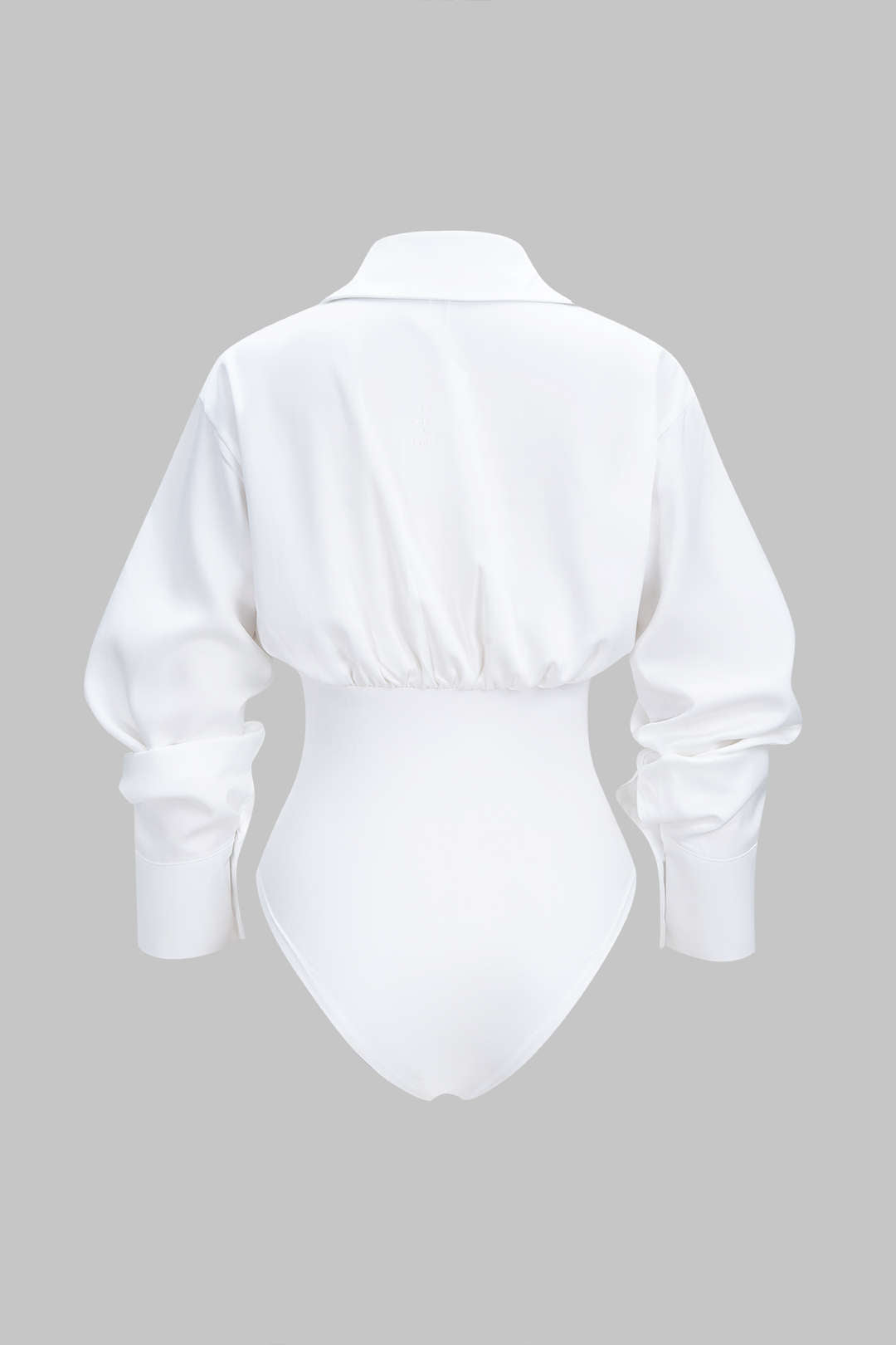 Body z długimi rękawami w stylu patchwork