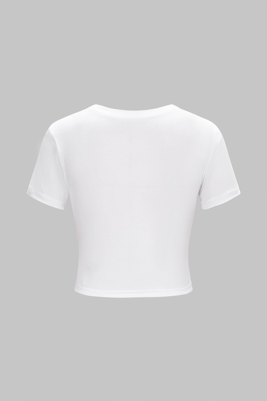 T shirt z nadrukiem literowym
