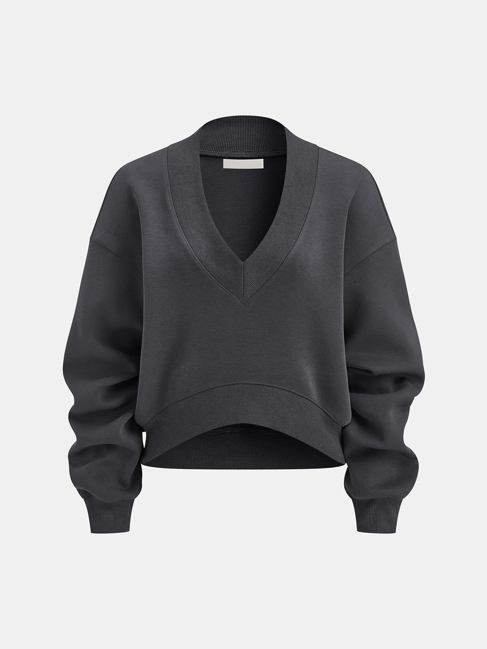 Bluza damska z wycięciem w serek