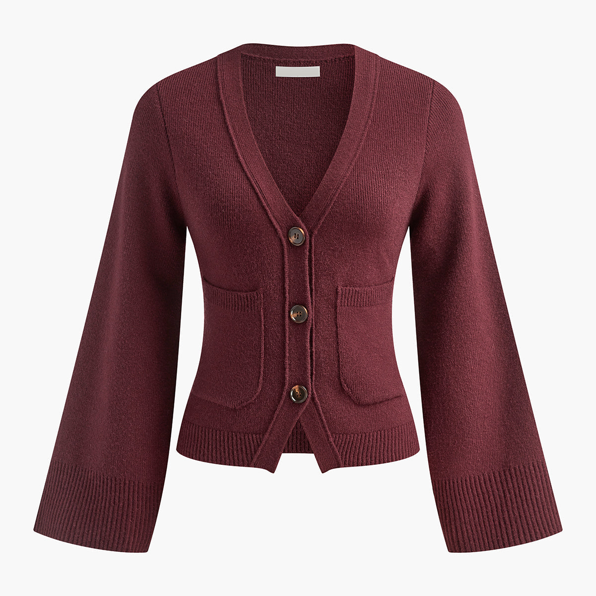 Sweter z luźnymi rękawami i kieszeniami