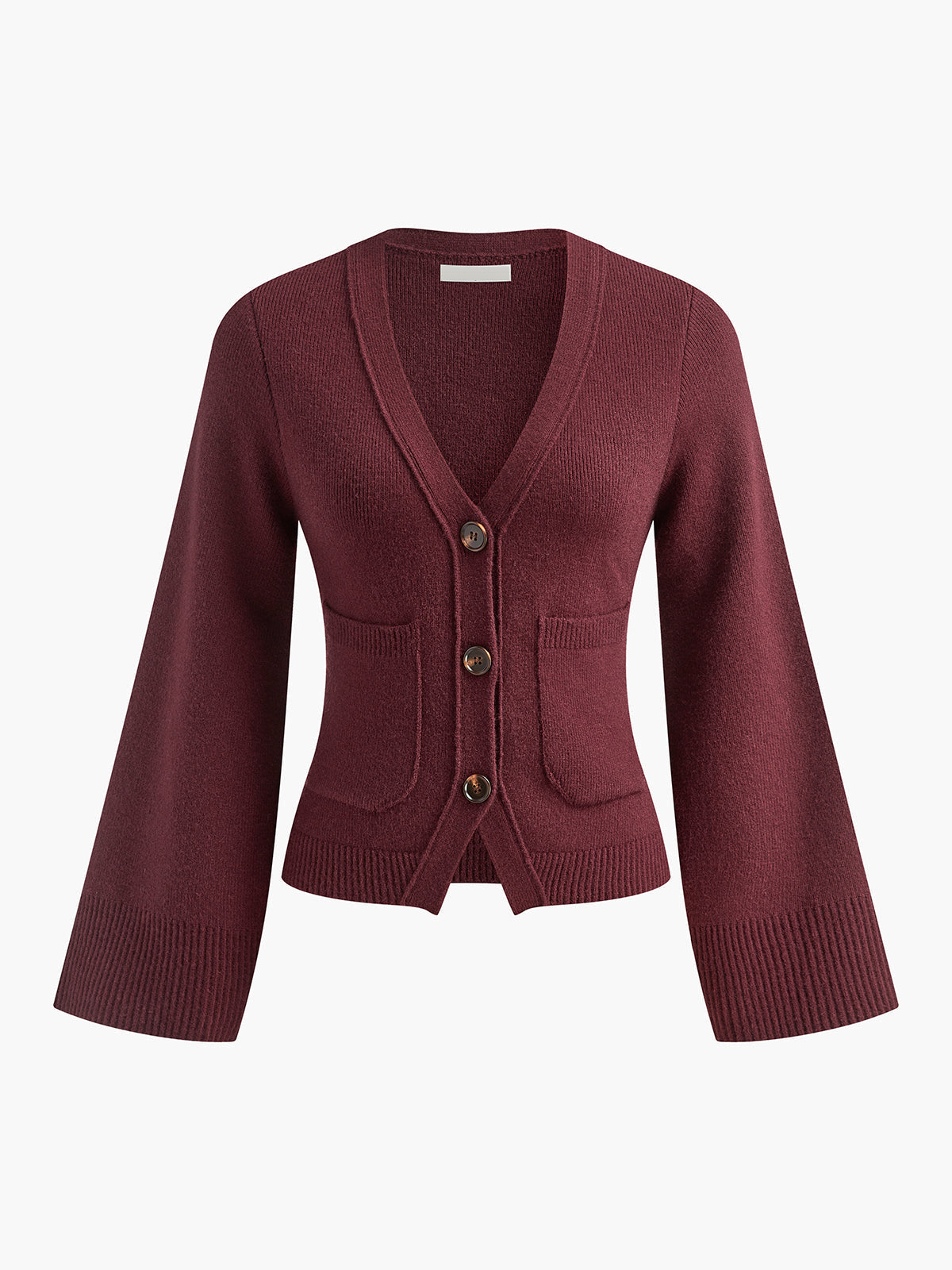 Sweter z luźnymi rękawami i kieszeniami