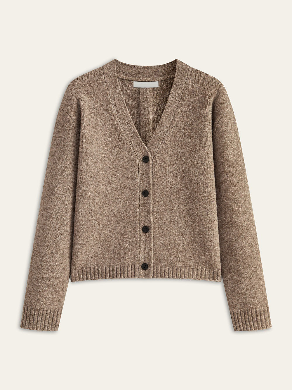 Kardigan z dekoltem V i guzikami
