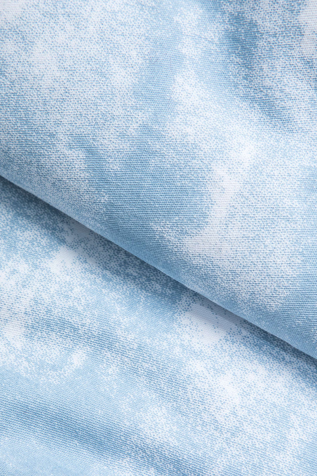 Puchowa kurtka tie dye z kieszeniami