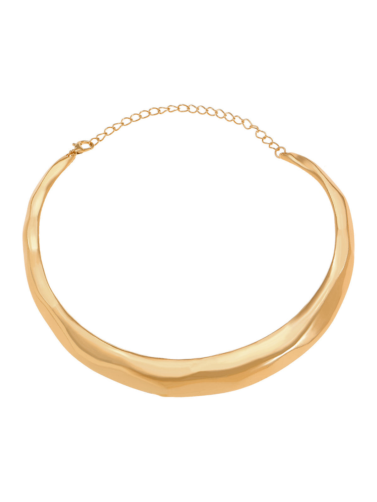 Choker z marszczonym wzorem