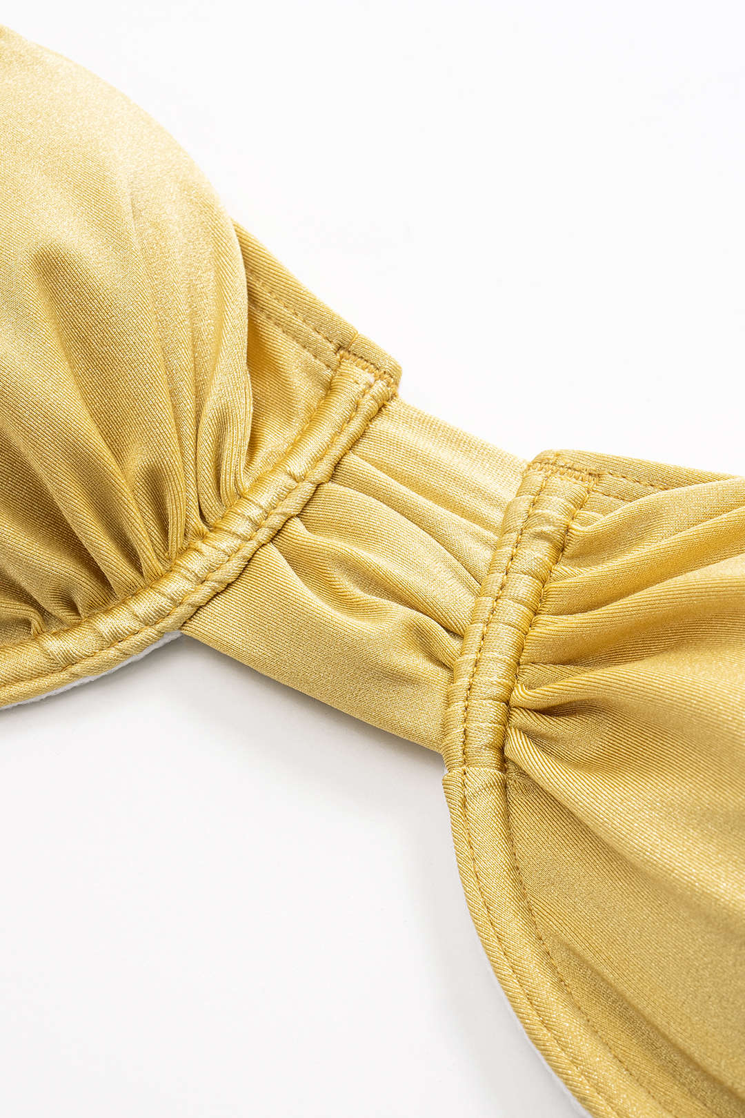 Marszczone bikini z bandeau