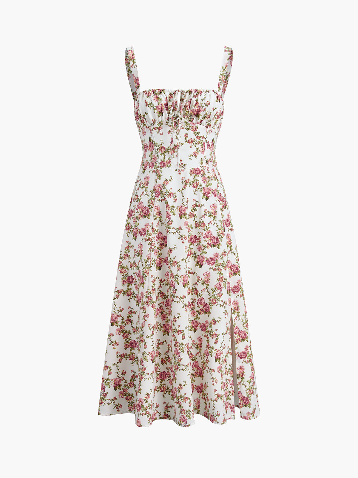 Midi sukienka w kwiaty Rosebud