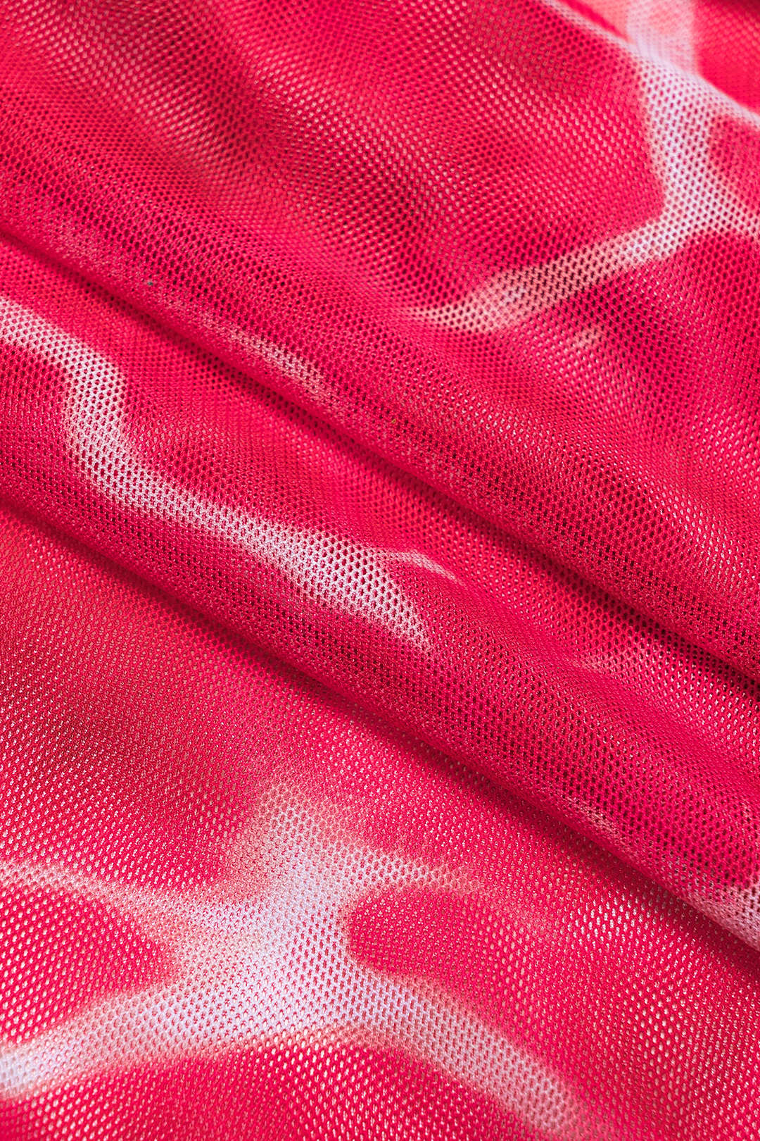 Siateczkowy bikini z wiązaniem i efektem tie dye