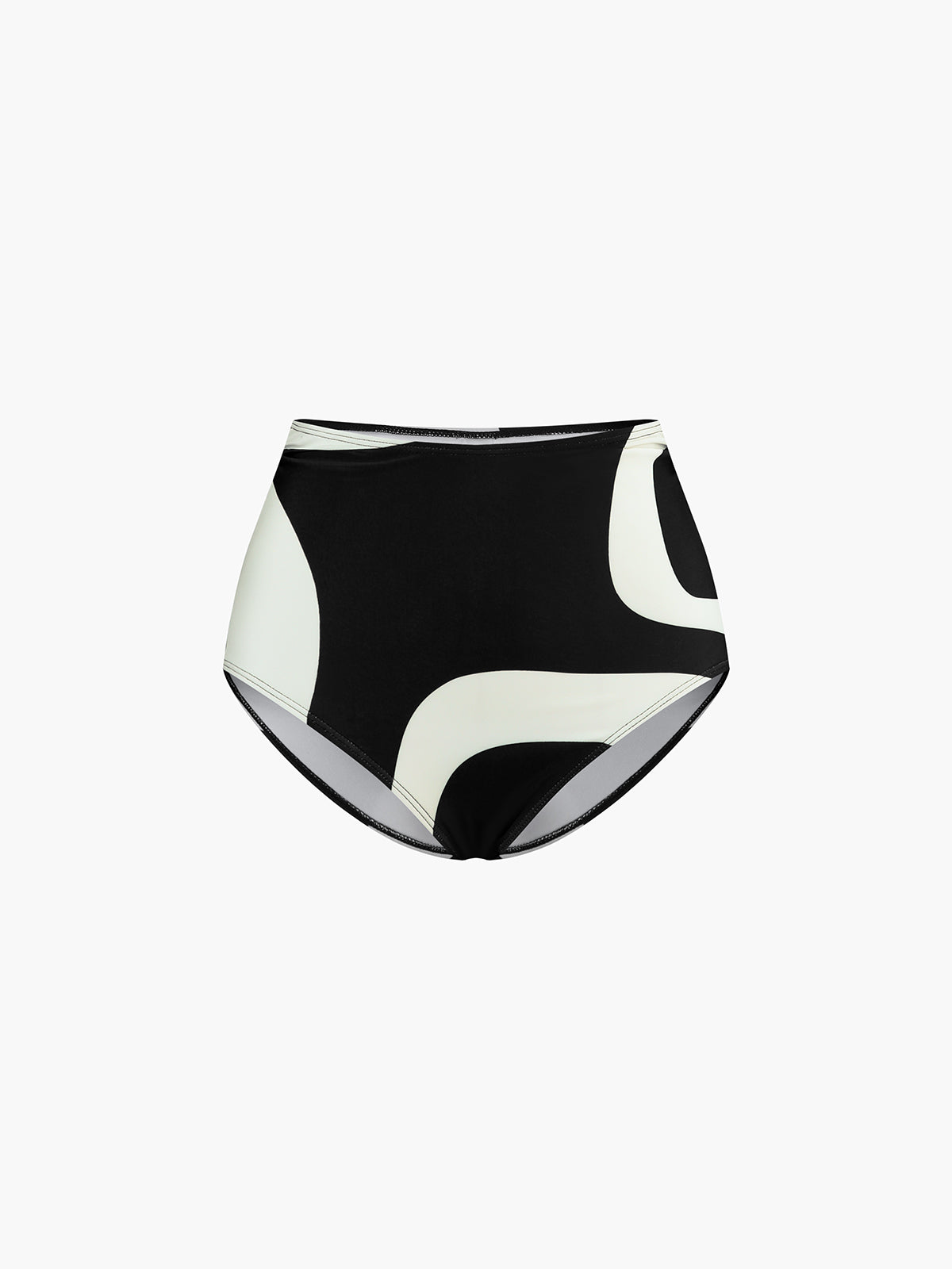Asymetryczne bikini w dwóch kolorach