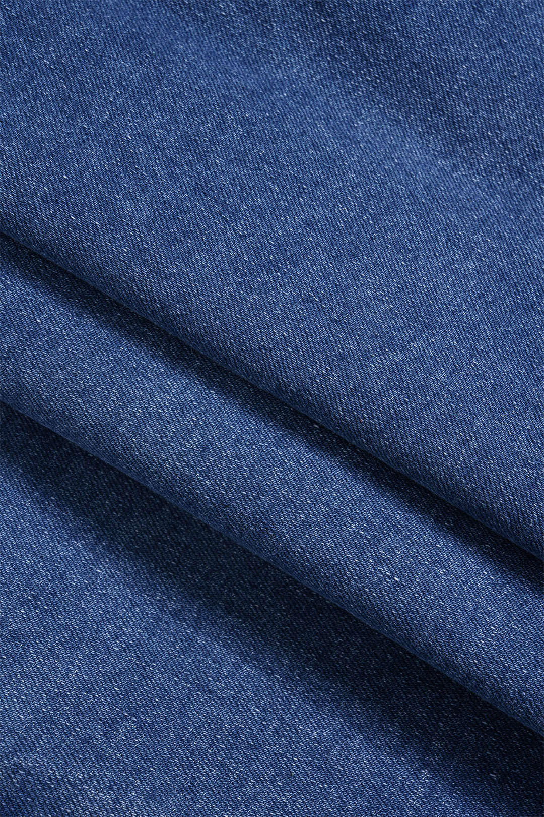Asymetryczny top jeansowy plus size z wiązaniem