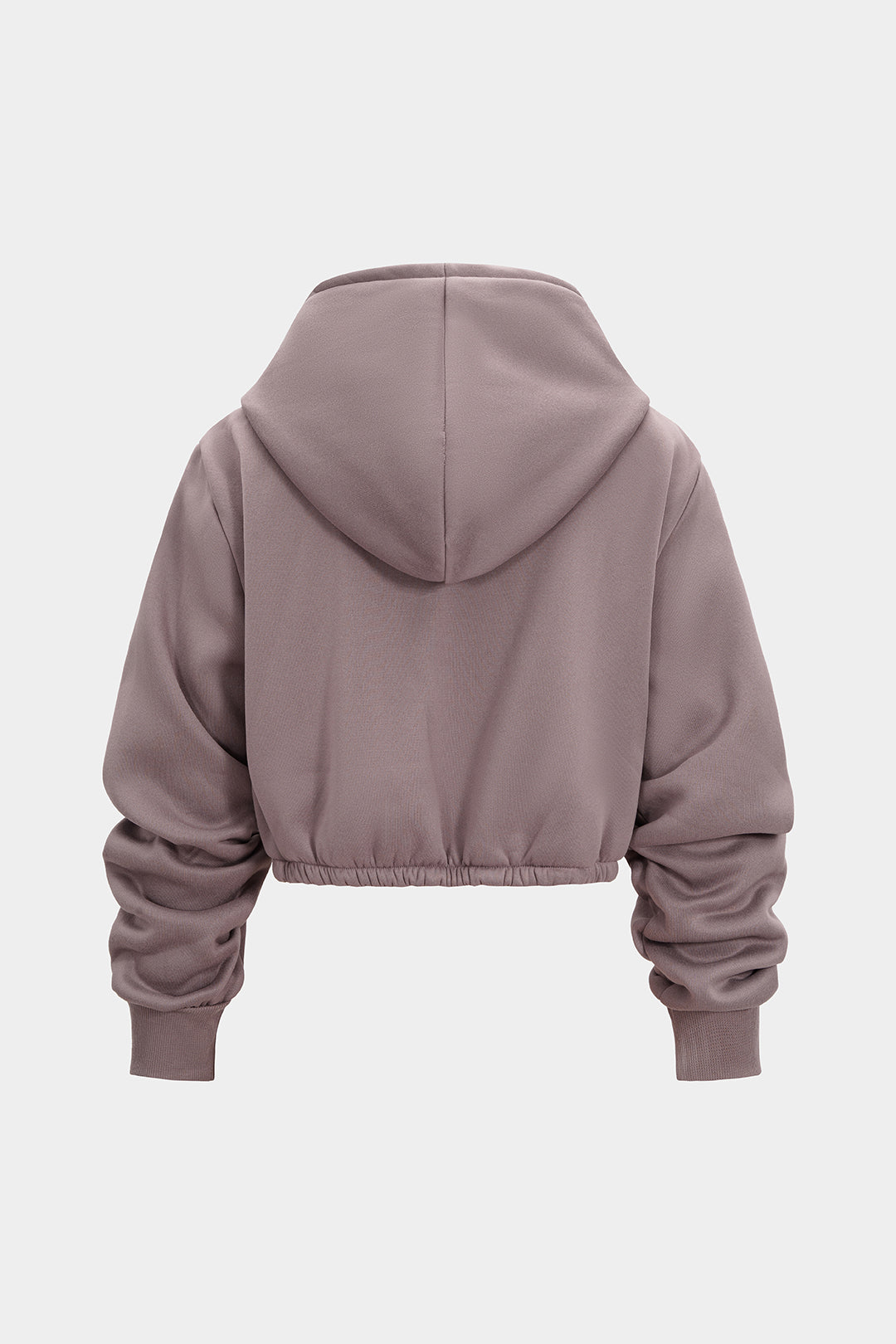 Bluza damska z kapturem krótki dopasowany fason