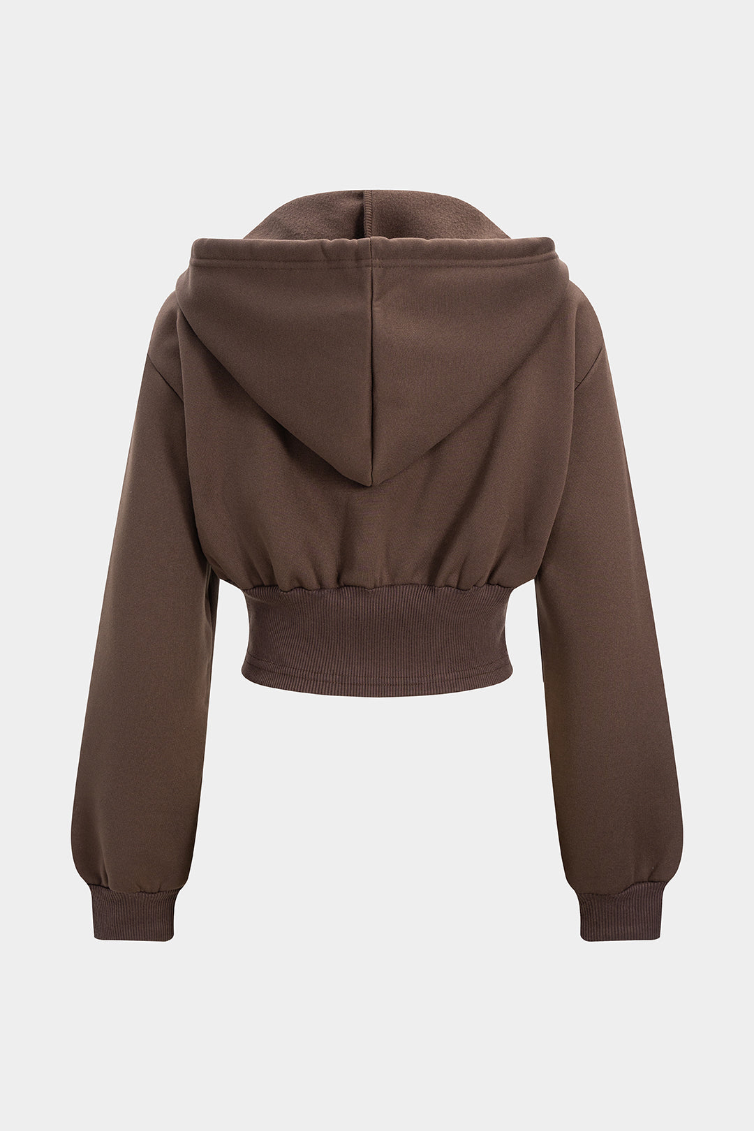 Bluza z kapturem i zamkiem w miejskim stylu
