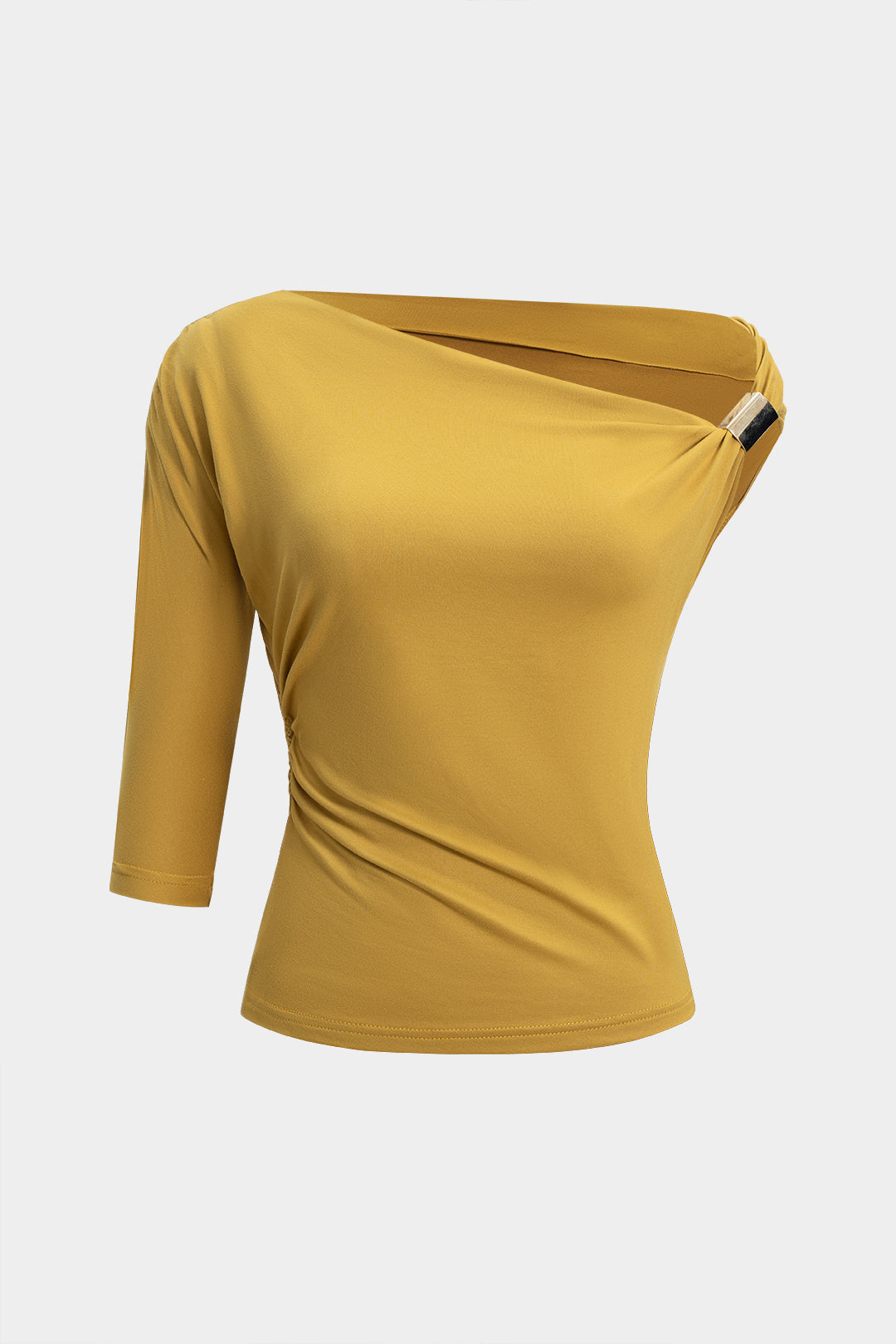 Bluzka asymetryczna z odkrytym ramieniem