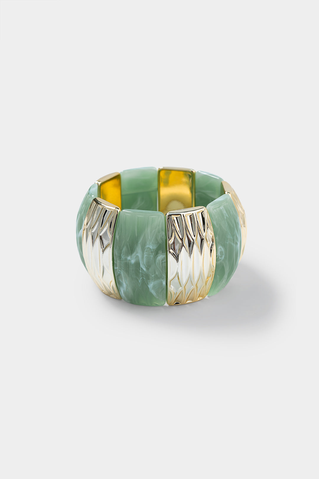 Bransoletka segmentowa o elastycznej konstrukcji