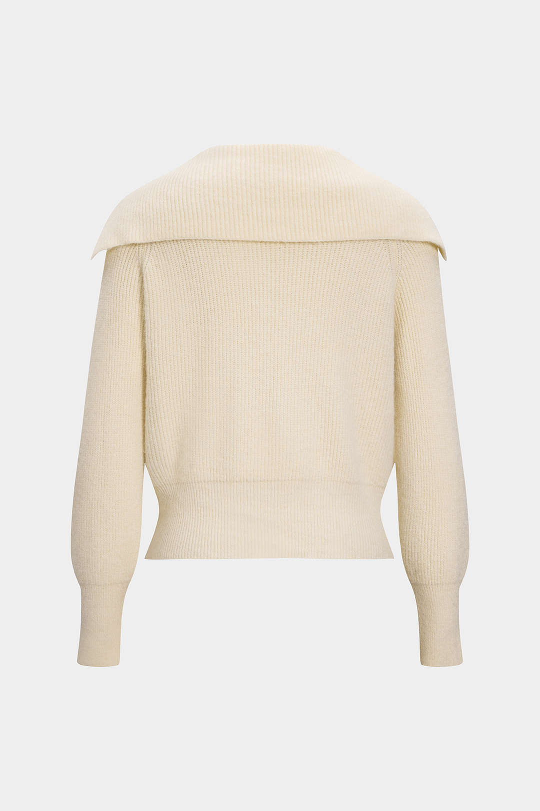 Sweter z kapturem i zamkiem