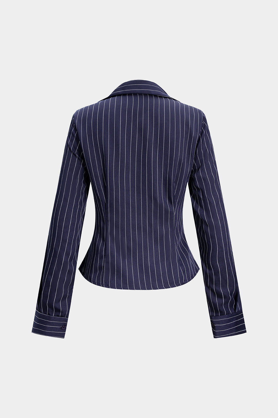 Damska koszula w paski z dopasowanym krojem
