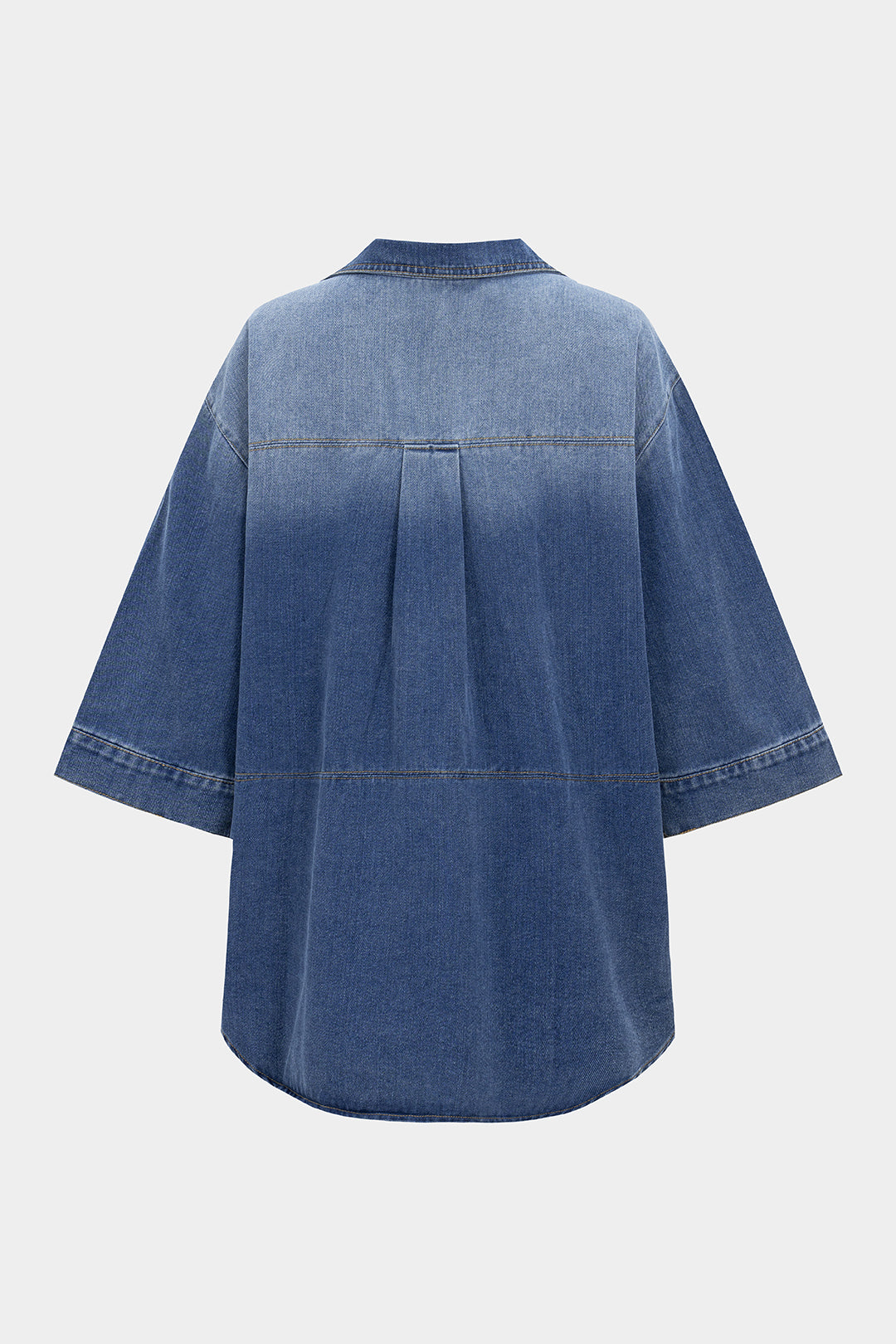 Koszula oversize ze sznurowaniem z przodu