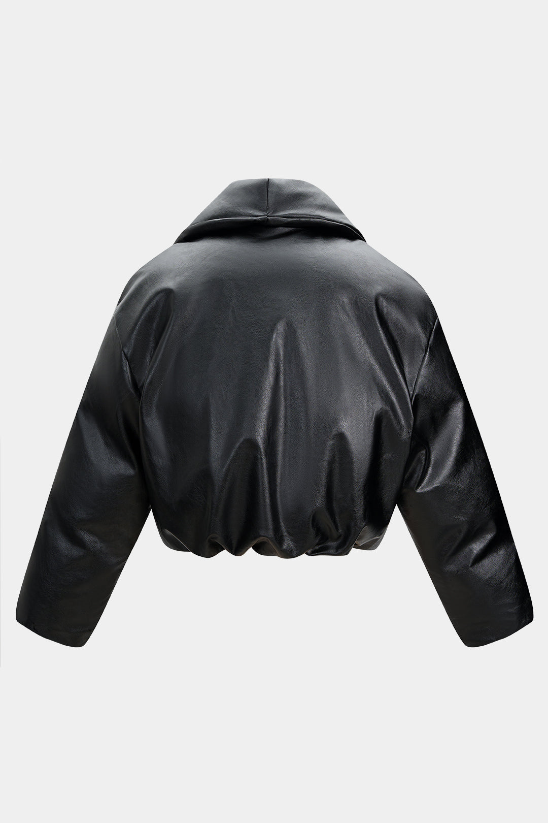 Kurtka oversize z szerokim kołnierzem