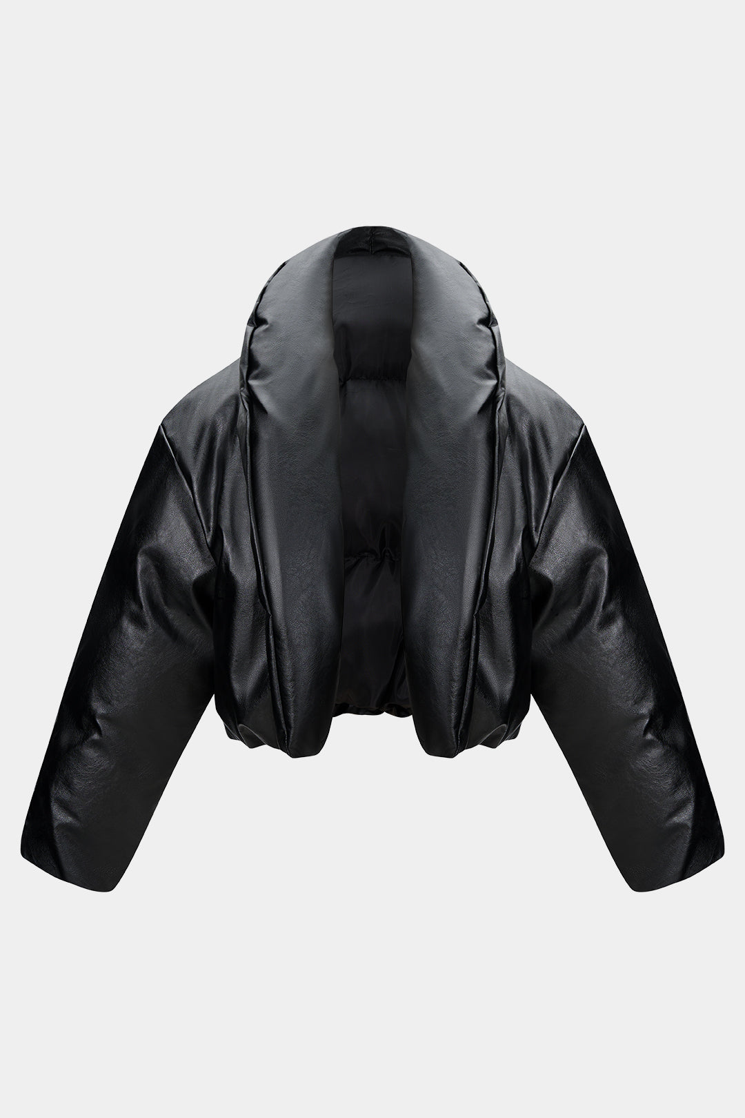 Kurtka oversize z szerokim kołnierzem