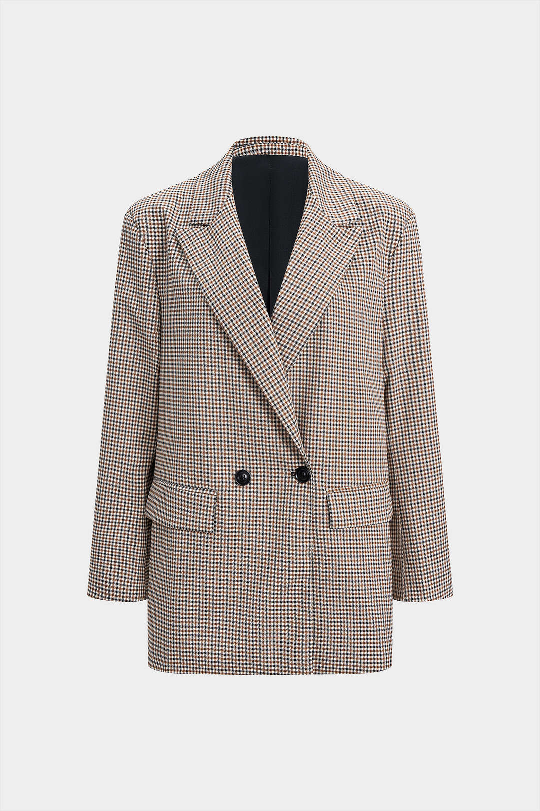 Marynarka damska dwurzędowa o prostym kroju