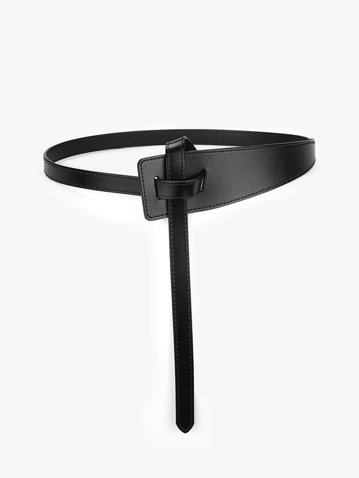 Szeroki pasek z prostokątną klamrą