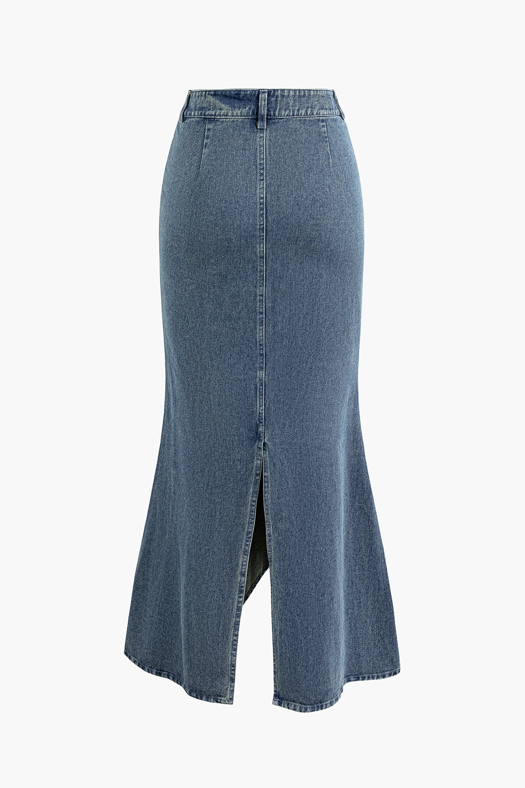 Spódnica midi z asymetrycznym rozcięciem