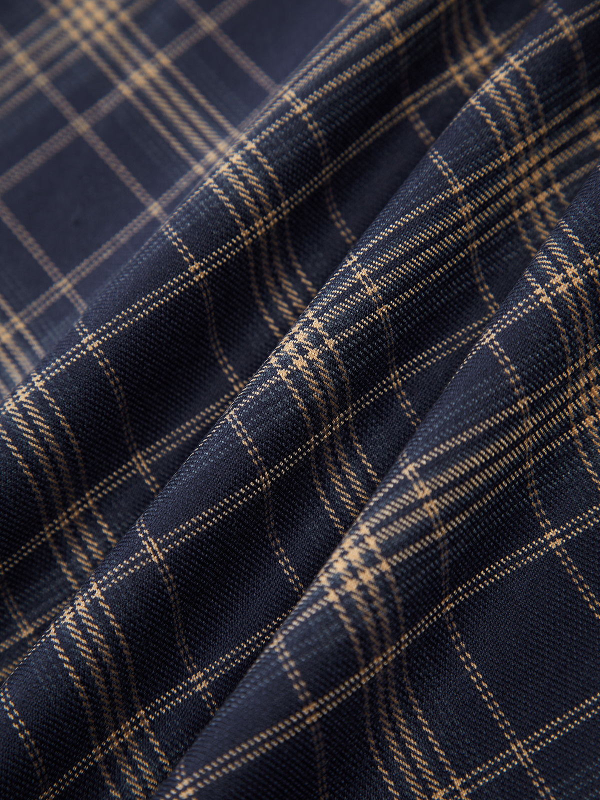 Spódnica midi rozkloszowana w kratę z wysokim stanem