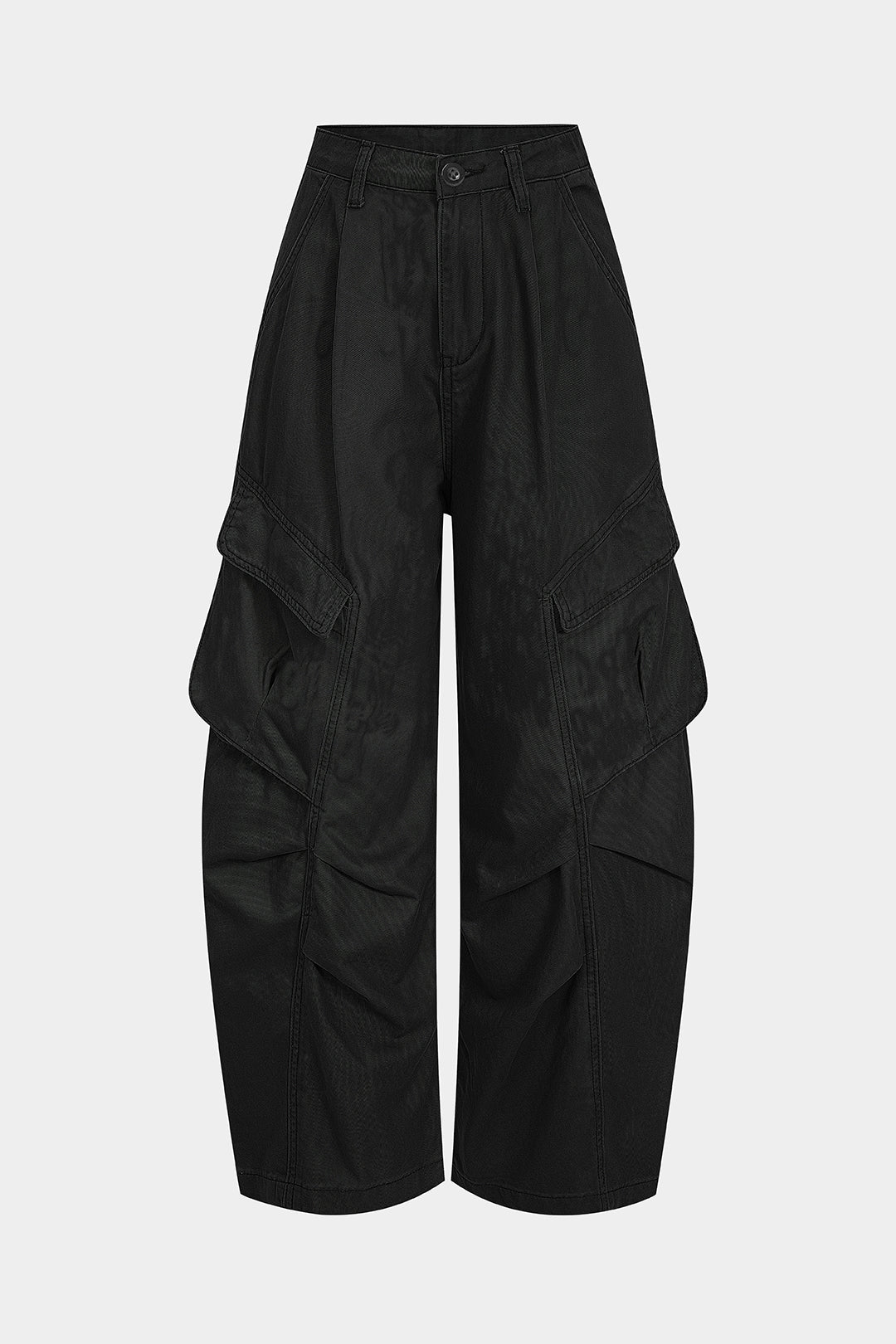Spodnie damskie cargo z szerokimi nogawkami