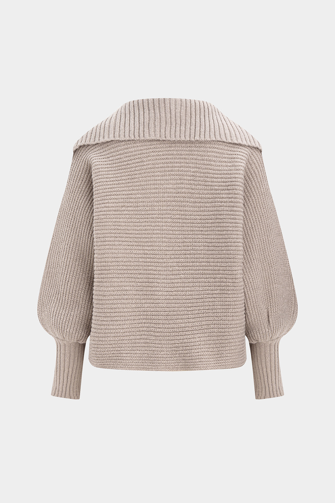 Sweter o luźnym kroju z dekoltem V