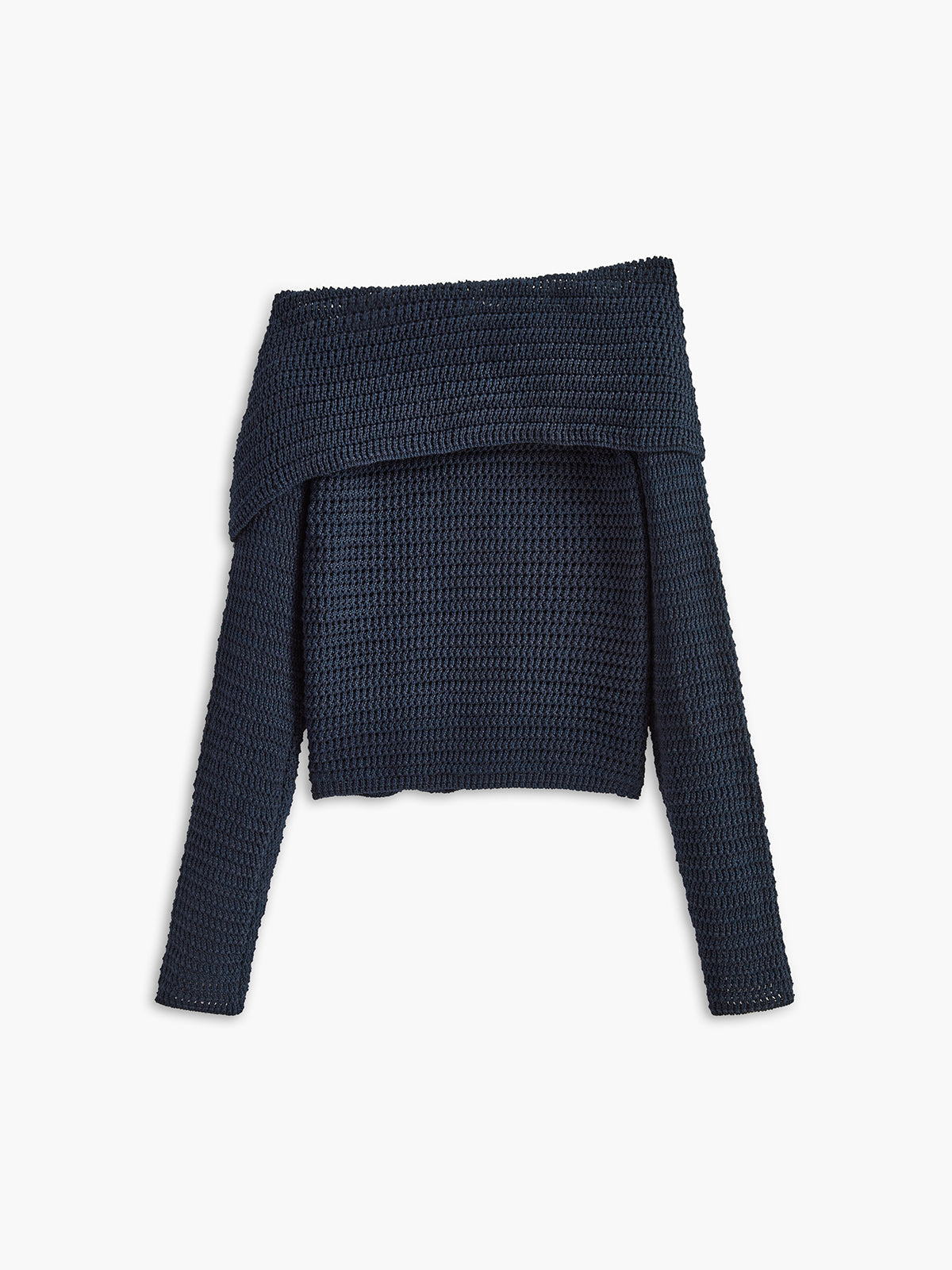 Sweter z dekoracyjnym kołnierzem i guzikami