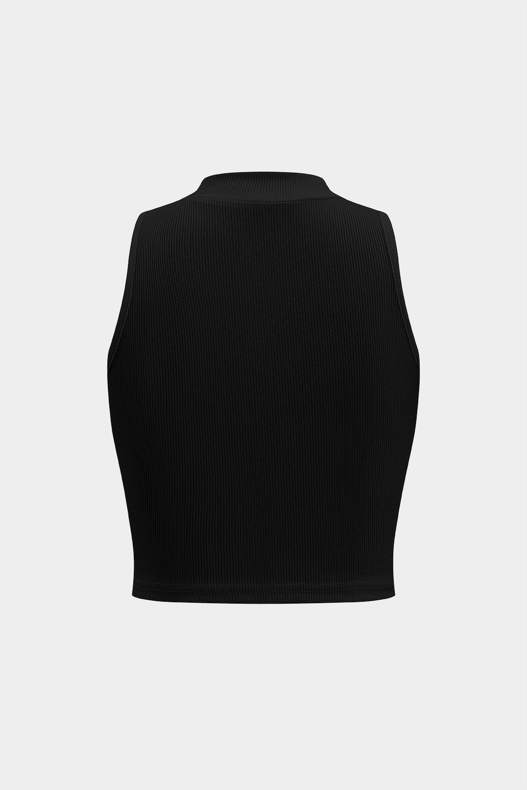 Top damski bez rękawów z półgolfem